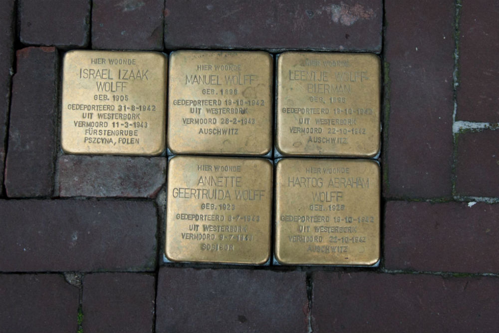 Stolpersteine Koornstraat 1