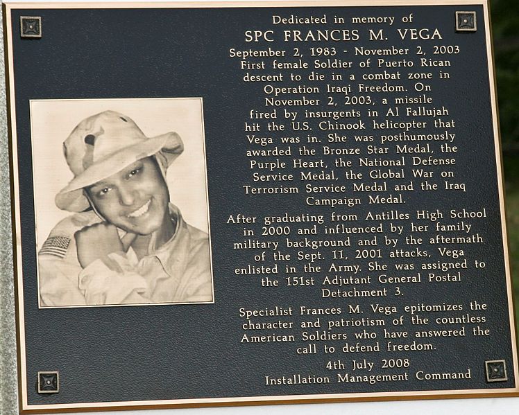 Gedenkteken Frances Vega #1