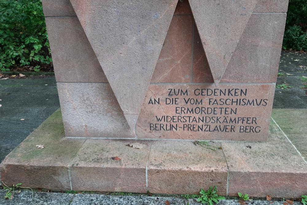 Monument Verzetsstrijders Berlijn-Prenzlauer Berg #2