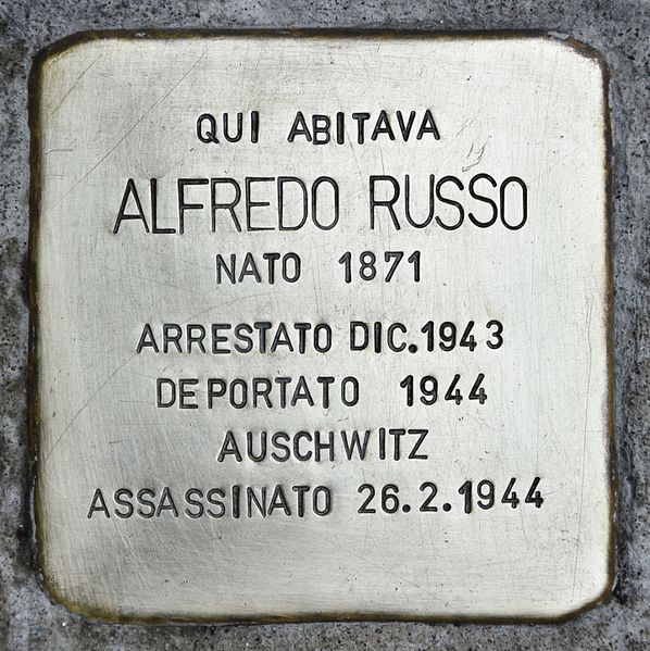 Stolpersteine Via Benecco 32 #1