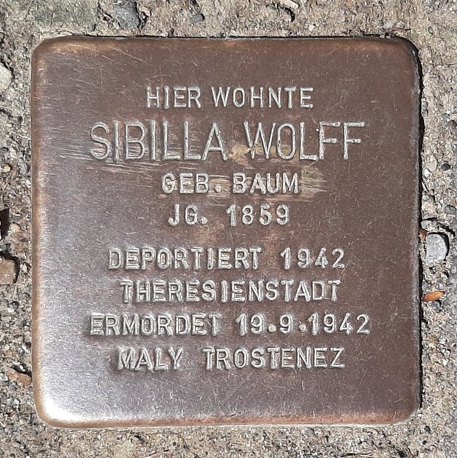 Stolpersteine Heisterbacher Strae 38 #3