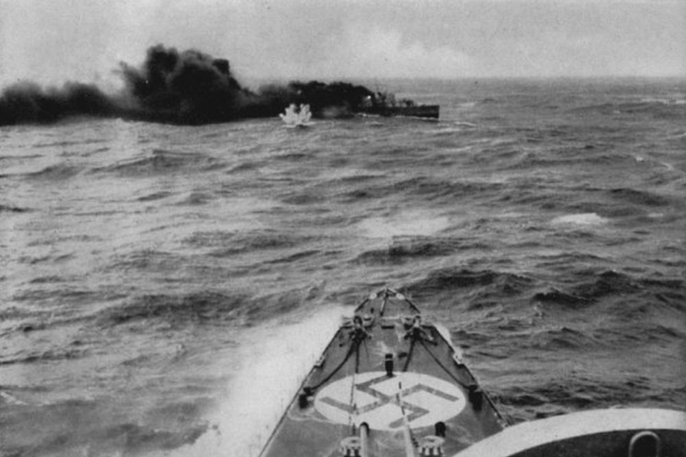 Ondergang van HMS Glowworm, 8 april 1940