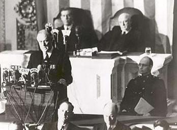 Toespraak Roosevelt na Pearl Harbor (08-12-1941)