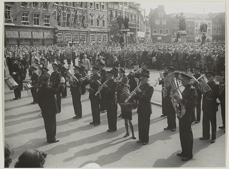 Bevrijdingsviering in het westen van Nederland