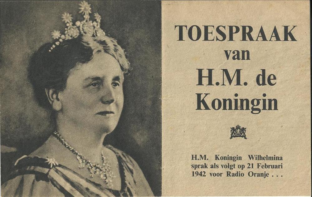 Radiotoespraken Wilhelmina in 1942