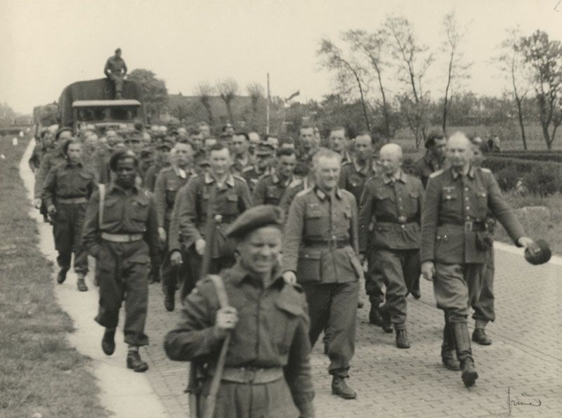 Herman Besselaar, de uittocht van Duitsers uit Rotterdam in mei 1945