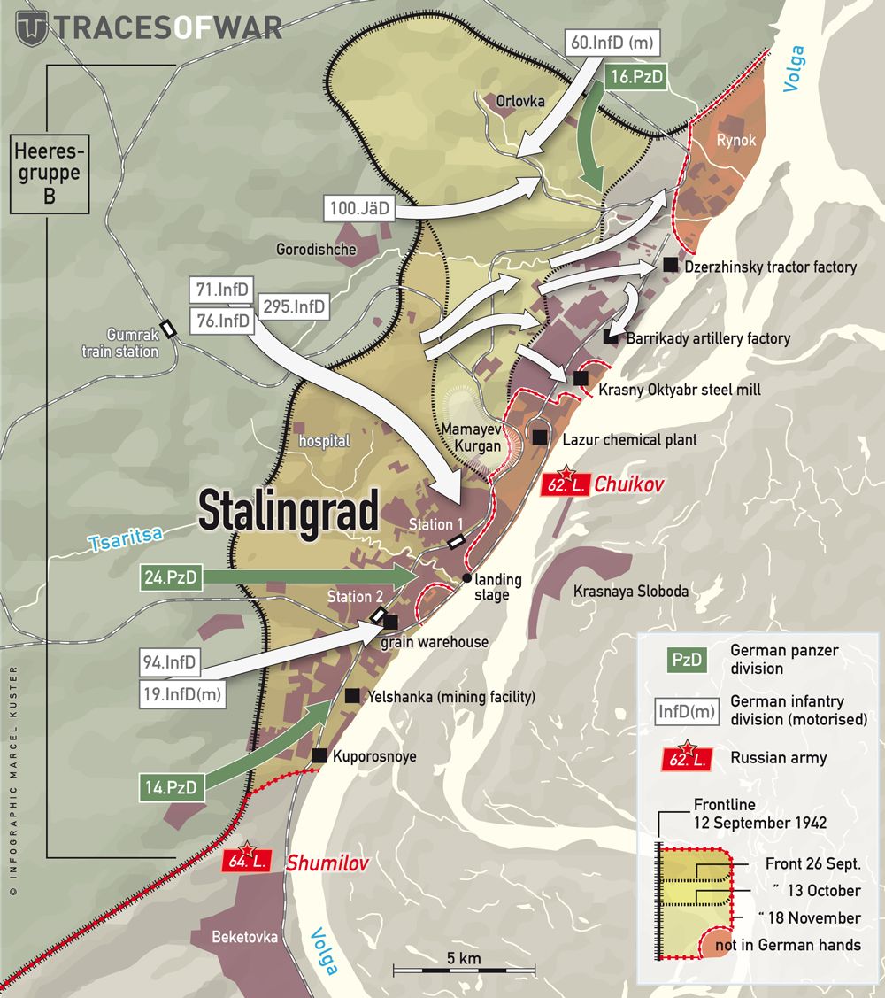 Battle Of Stalingrad Map Ww2